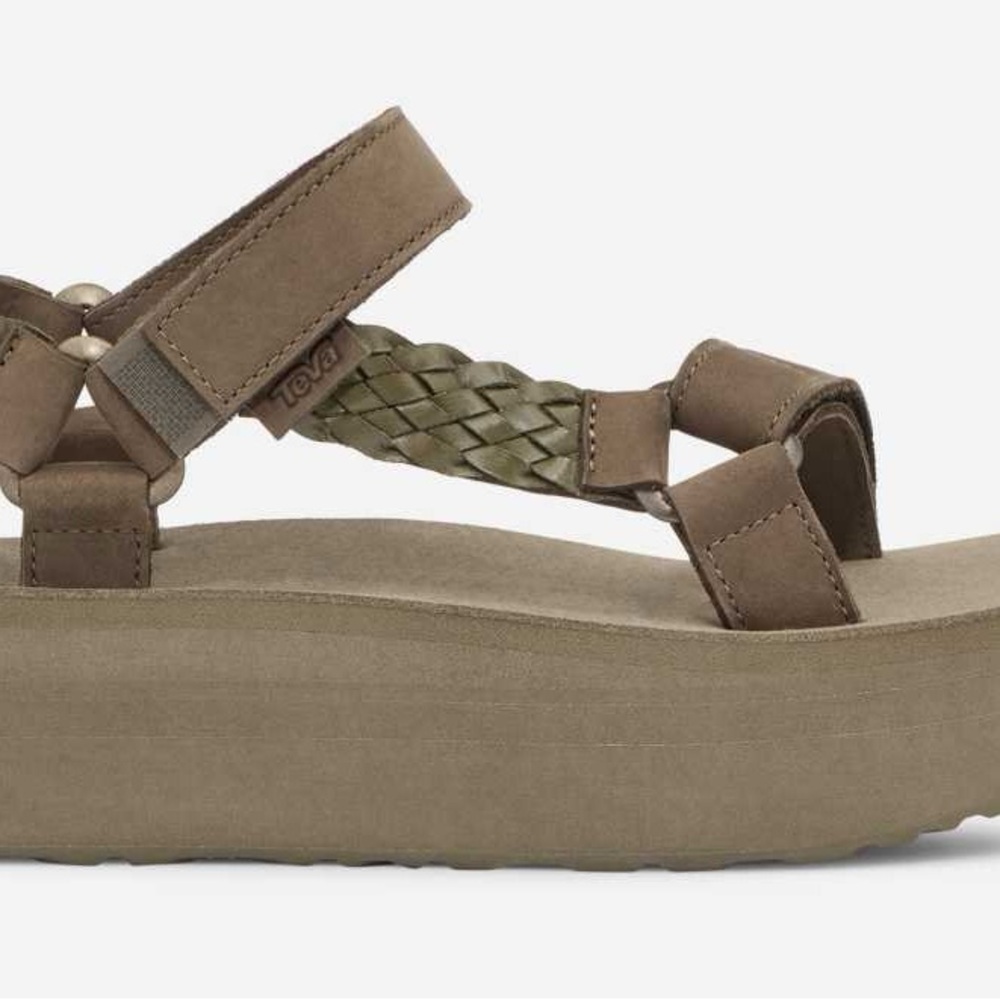 Teva Brown Sporty Platform Sandals